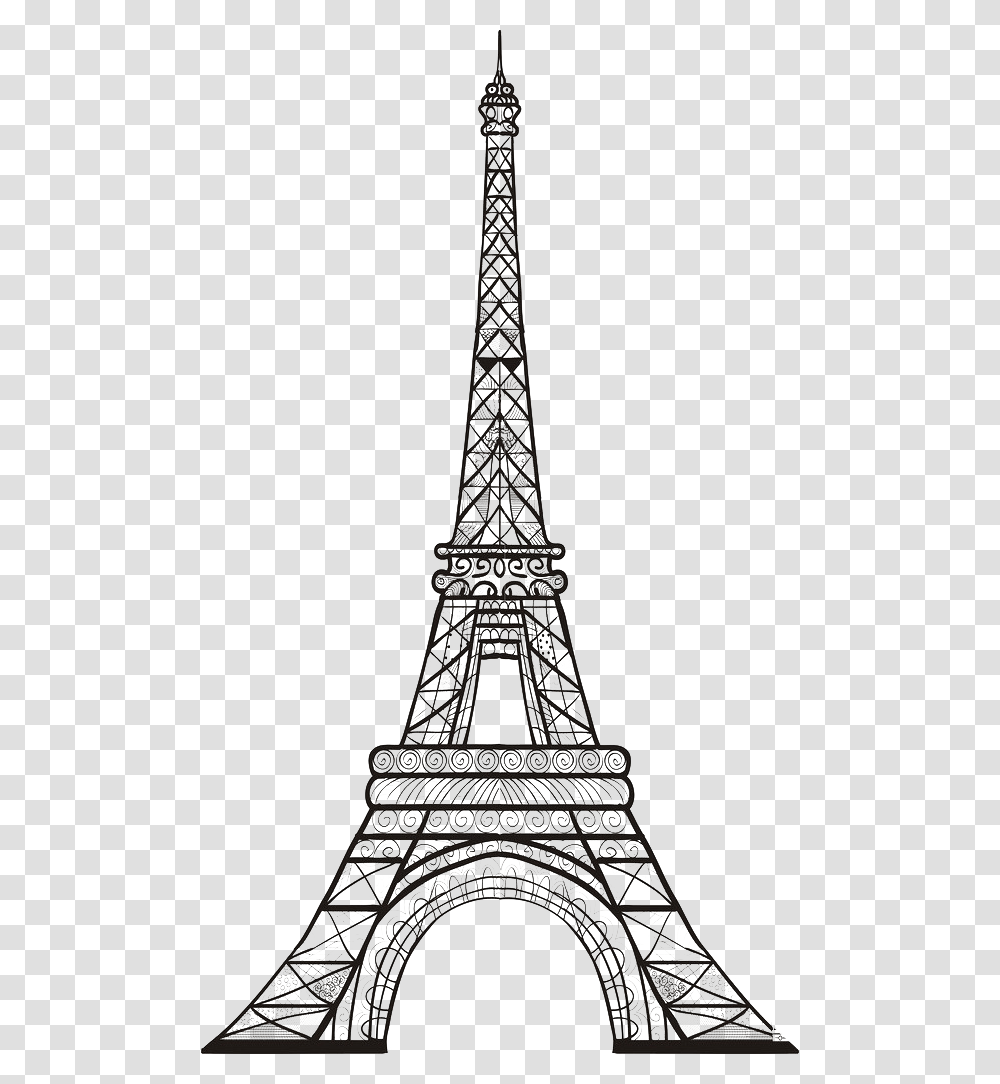 Eiffel Tower Illustration, Architecture, Building, Spire, Steeple Transparent Png