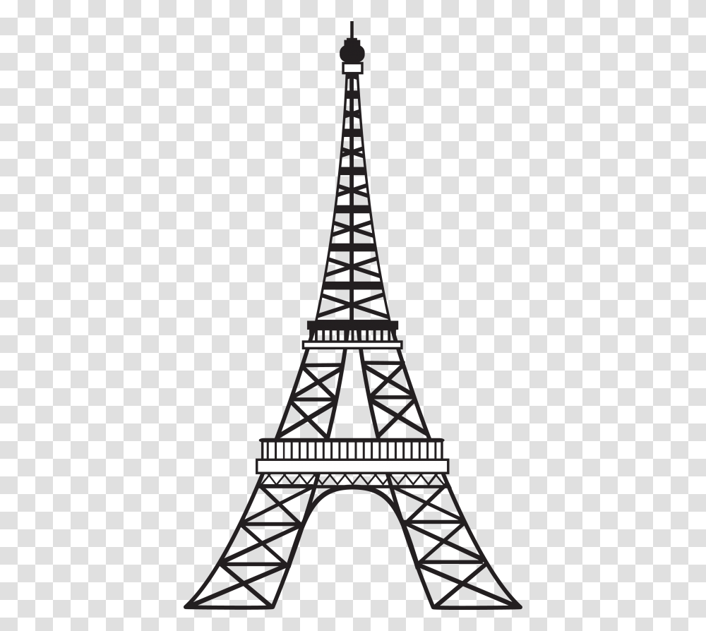 Eiffel Tower Image, Architecture, Building, Cable, Outdoors Transparent Png