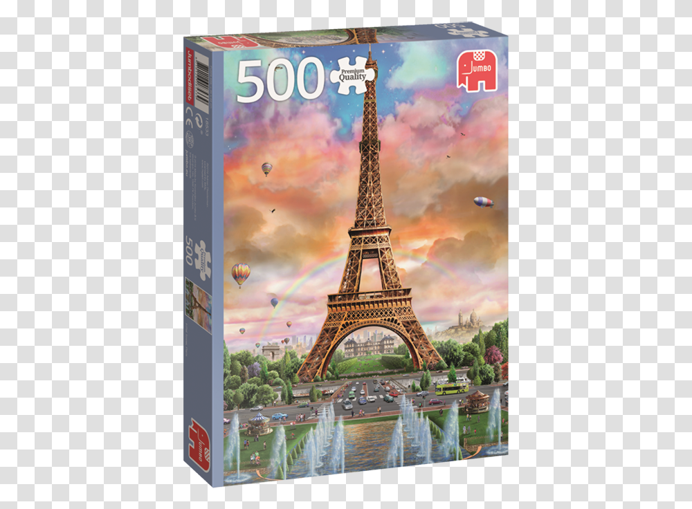 Eiffel Tower Jigsaw Puzzle, Architecture, Building, Spire, City Transparent Png