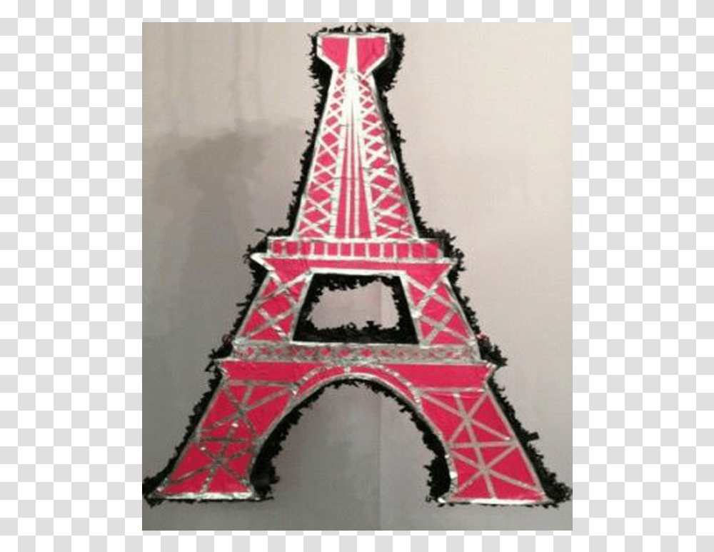 Eiffel Tower Pinata In Houston Steeple, Tree, Plant, Architecture, Building Transparent Png