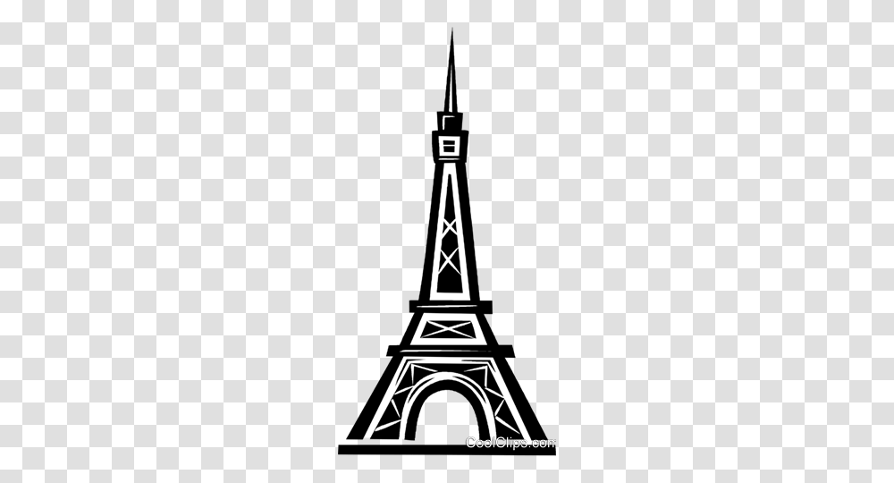 Eiffel Tower Royalty Free Vector Clip Art Illustration, Architecture, Building, Cable, Electric Transmission Tower Transparent Png