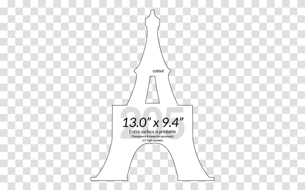 Eiffel Tower Shape Line Art, Poster, Advertisement, Flyer, Paper Transparent Png