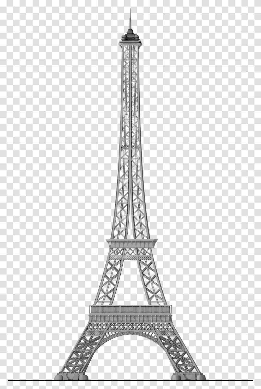 Eiffel Tower Silhouette Arc De Triomphe, Architecture, Building, Spire, Steeple Transparent Png