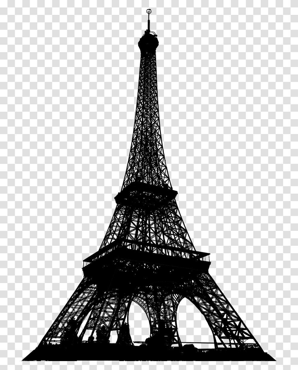 Eiffel Tower Silhouette Eiffel Tower Clipart, Shovel, Tool, Cross Transparent Png
