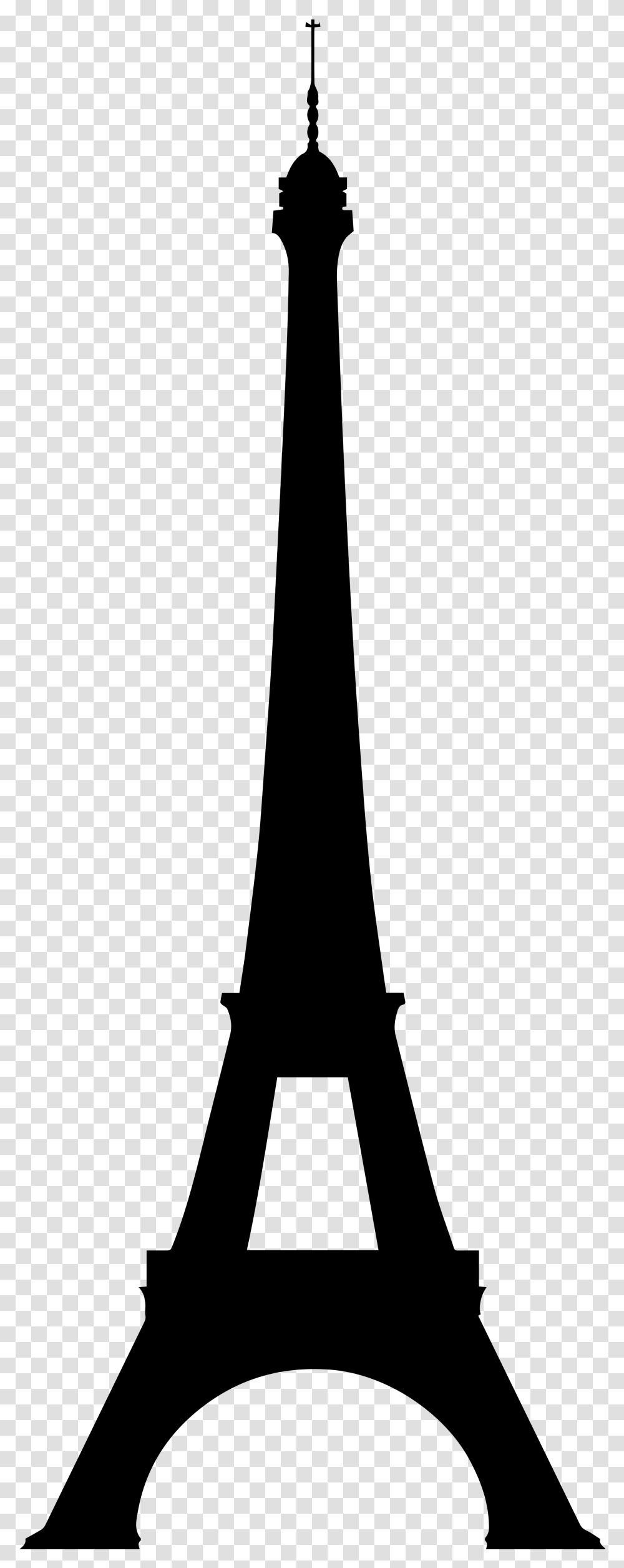 Eiffel Tower Silhouette, Gray, World Of Warcraft Transparent Png