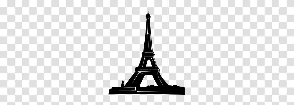 Eiffel Tower Sticker, Silhouette, Spire, Architecture Transparent Png