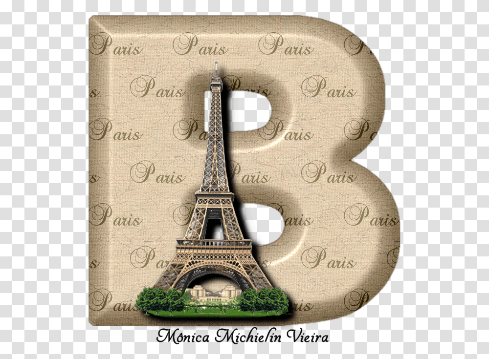 Eiffel Tower, Alphabet, Number Transparent Png