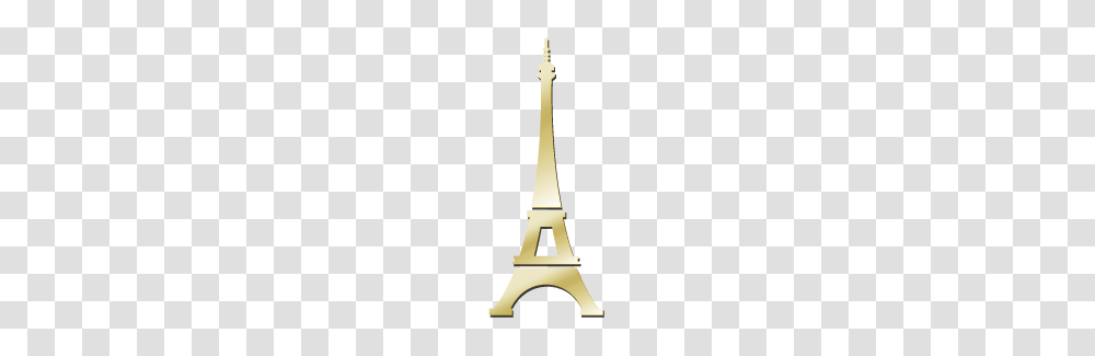 Eiffel Tower Wall Mirror Dezign With A Z, Gold, Costume Transparent Png