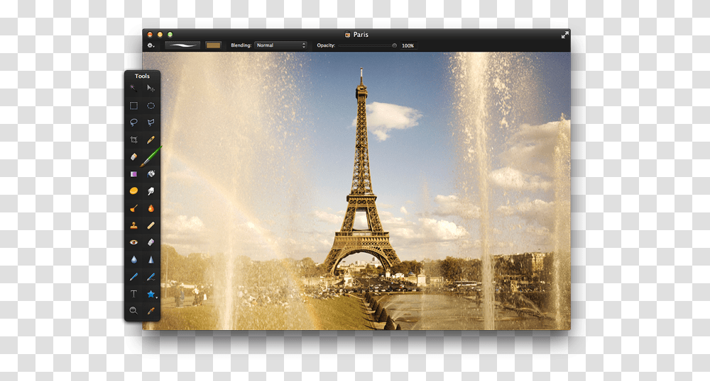 Eiffel Tower, Water, Fountain, Architecture, Building Transparent Png