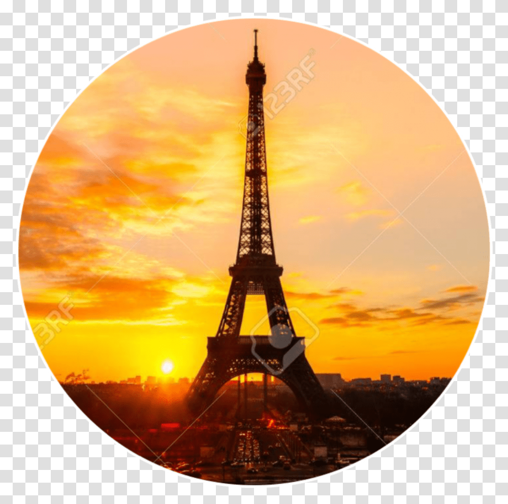Eiffeltower Paris France Freetoedit Paris, Outdoors, Nature, Sky, Sunrise Transparent Png