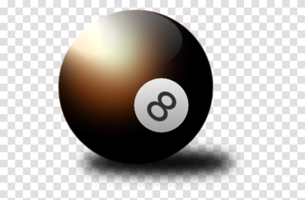 Eightball Billiard Ball, Sphere, Lamp Transparent Png