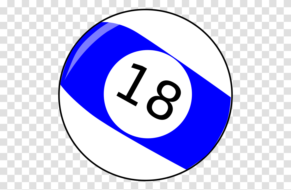 Eighteen Baseball Billiard Ball Clip Art, Number, Logo Transparent Png