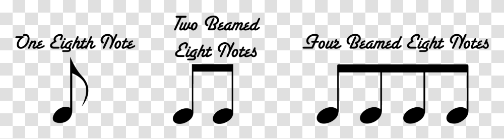 Eighth Note Beaming Four Eighth Notes, Gray, World Of Warcraft Transparent Png