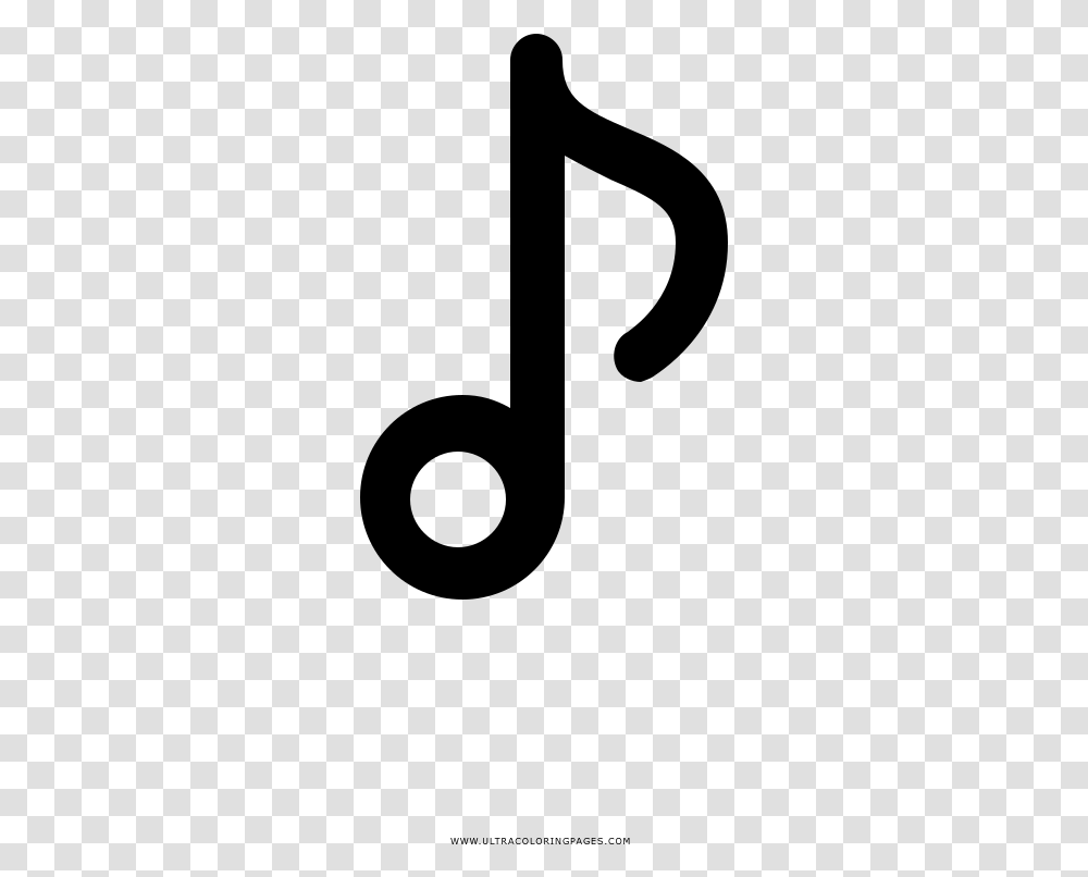 Eighth Note Coloring, Gray, World Of Warcraft Transparent Png