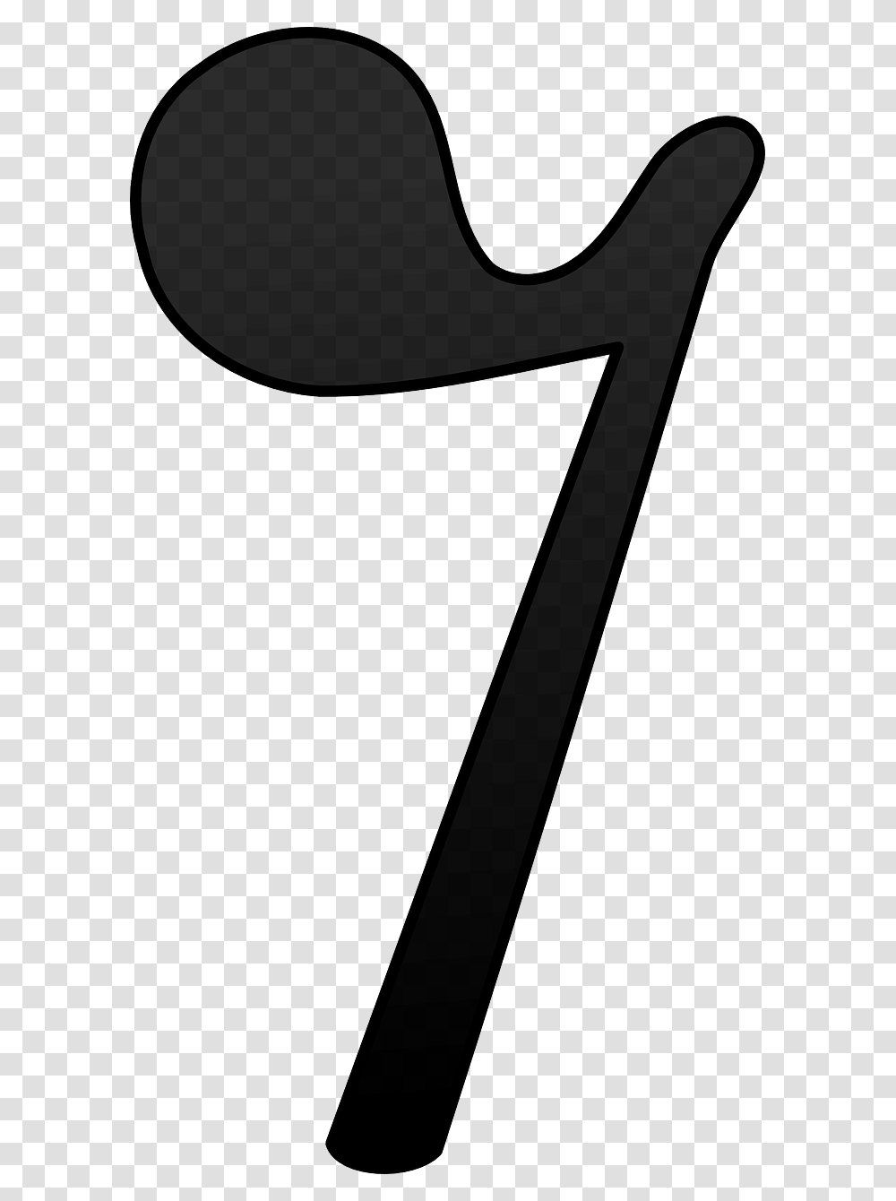 Eighth Note Music Free Picture Eighth Rest Symbol In Music, Number, Hammer, Tool Transparent Png