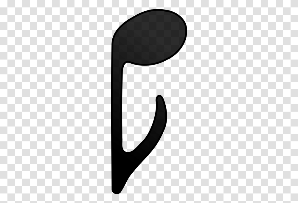 Eighth Note Stem Facing Down, Gray, World Of Warcraft Transparent Png