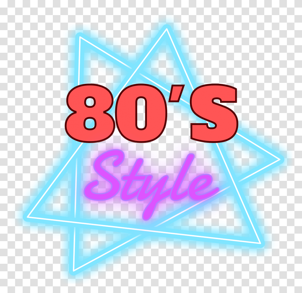 Eighties Retro 80s Dot, Triangle, Text, Rubber Eraser, First Aid Transparent Png