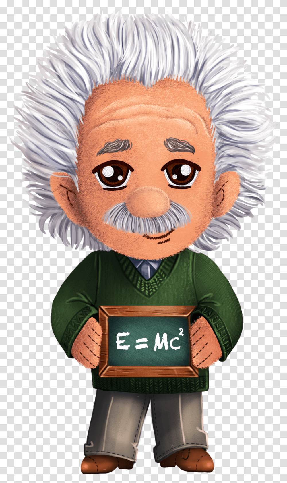 Einstein Cartoon Albert Einstein Cartoon Einstein Background, Elf, Toy, Person, Human Transparent Png
