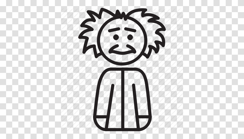 Einstein Learn Man Professor Teacher Wild Hair Icon, Scale, Electrical Device, Tabletop Transparent Png