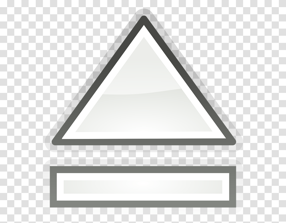 Eject Media Button Open Close Icon American Society Of Interior Designers Facts, Triangle Transparent Png