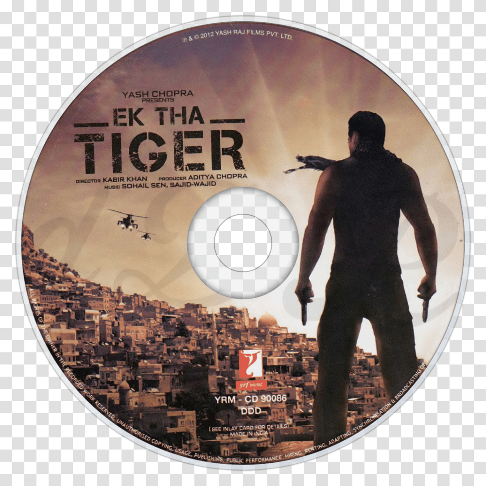Ek Tha Tiger Disc Image Ek Tha Tiger Poster, Person, Human, Disk, Dvd Transparent Png