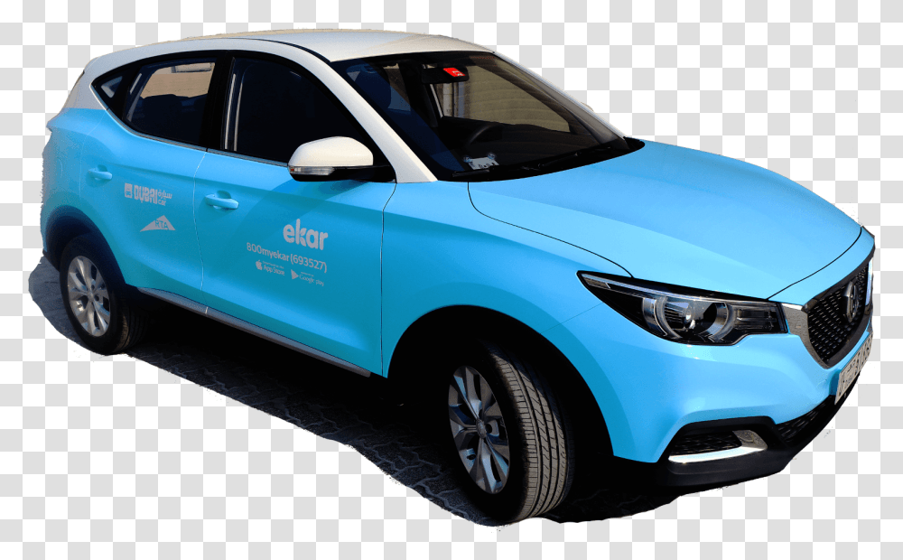 Ekar Mg Zs Compact Sport Utility Vehicle, Wheel, Machine, Car, Transportation Transparent Png