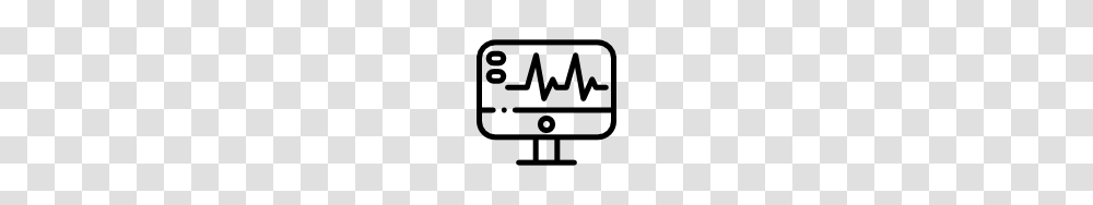 Ekg Monitor Icons, Label, Sticker, Sign Transparent Png