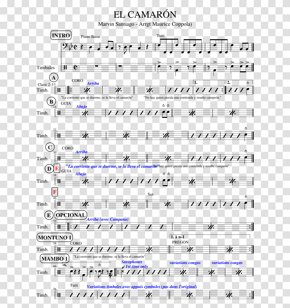 El Camarn Sheet Music 1 Of 2 Pages Pennsylvania Avenue National Historic Site, Pac Man Transparent Png