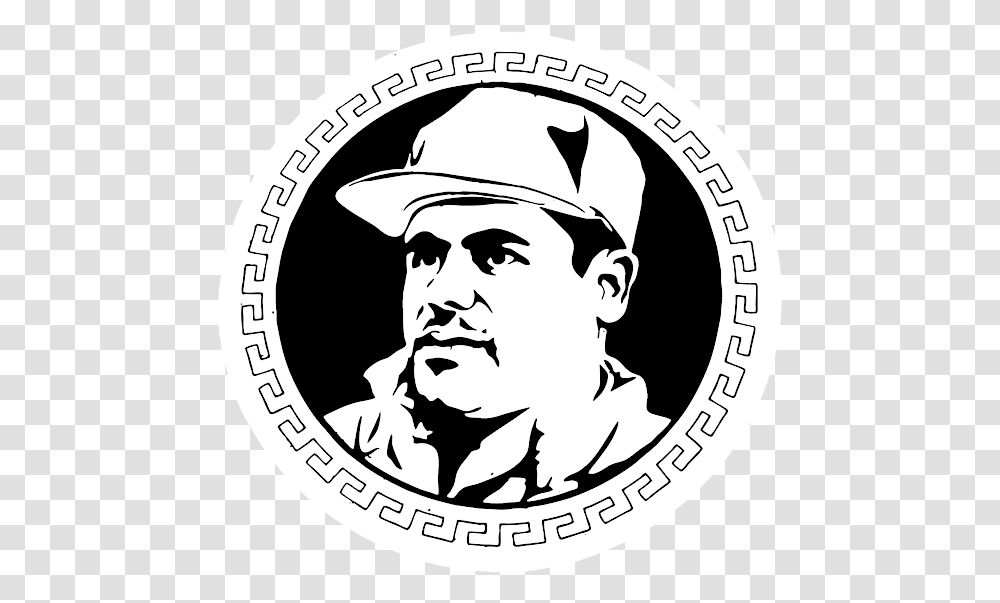 El Chapo Sticker, Logo, Hat, Person Transparent Png
