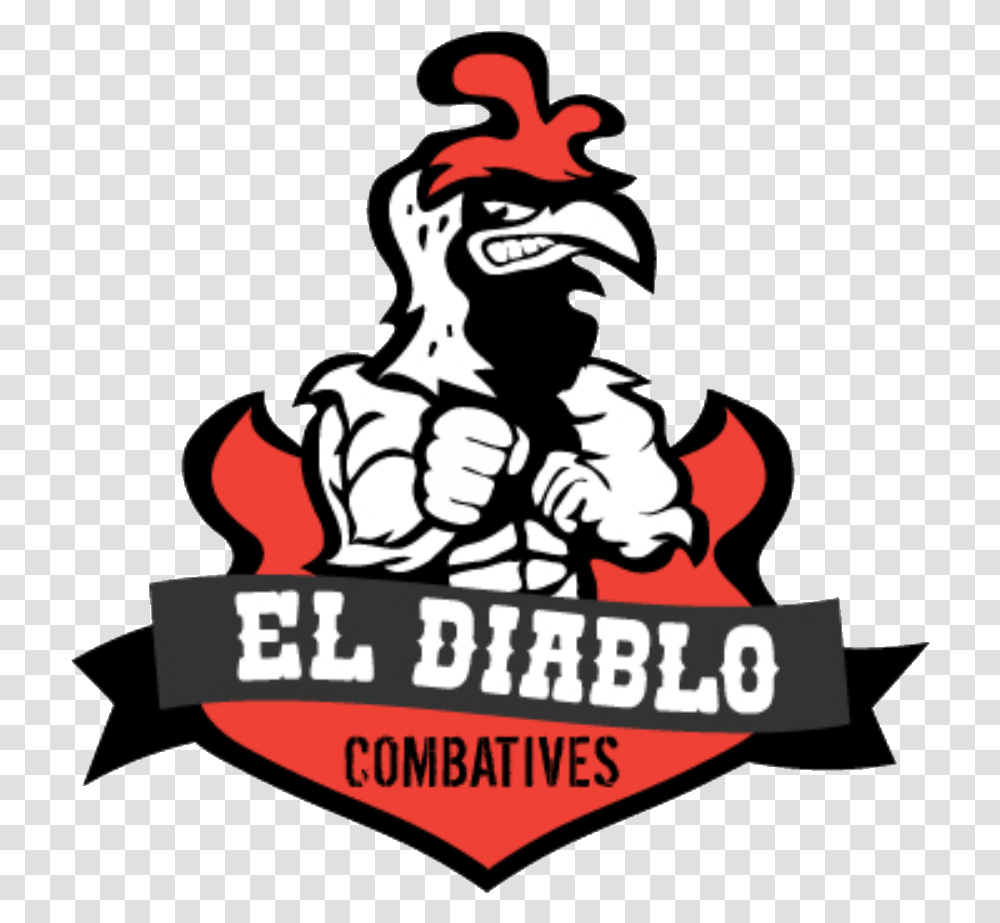 El Diablo Chicken Logo, Hand, Poster, Advertisement Transparent Png