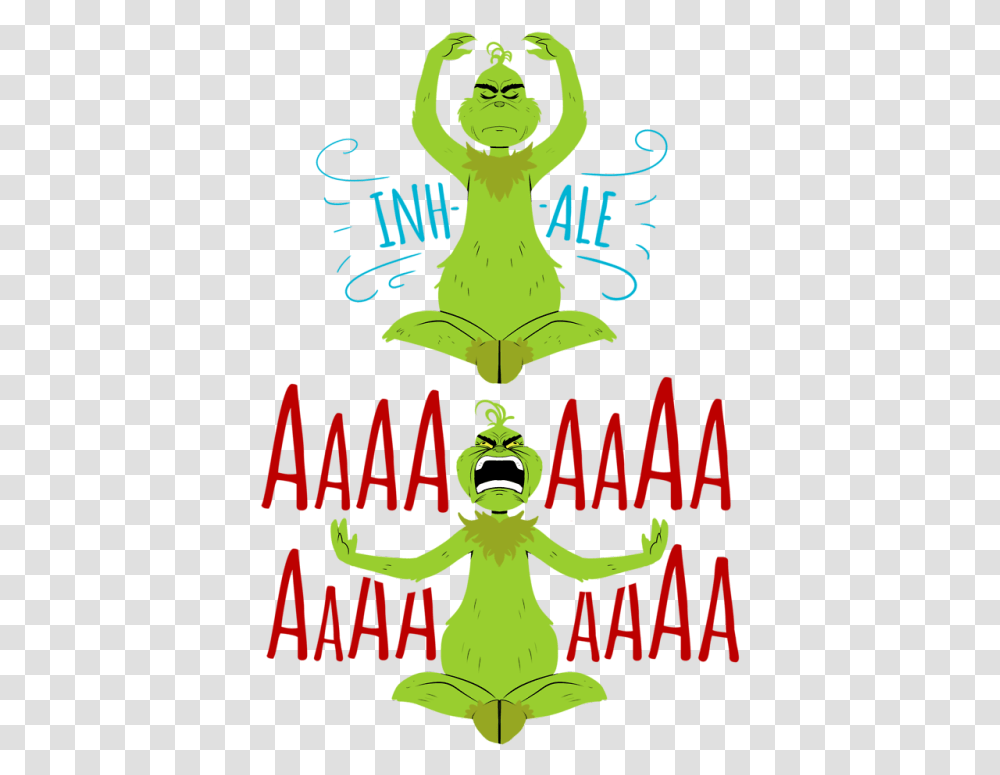 El Grinch Haciendo Yoga, Novel, Book, Poster, Advertisement Transparent Png