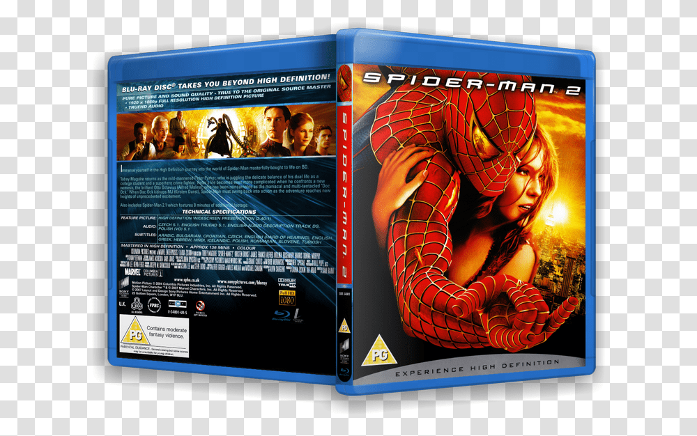 El Hombre Arana Spider Man 2 Dvd 2 Disc Widescreen, Person, Disk, Monitor, Electronics Transparent Png