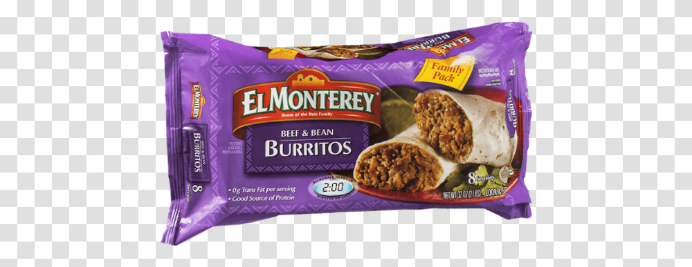 El Monterey Beef Burritos, Food, Plant, Snack, Taco Transparent Png