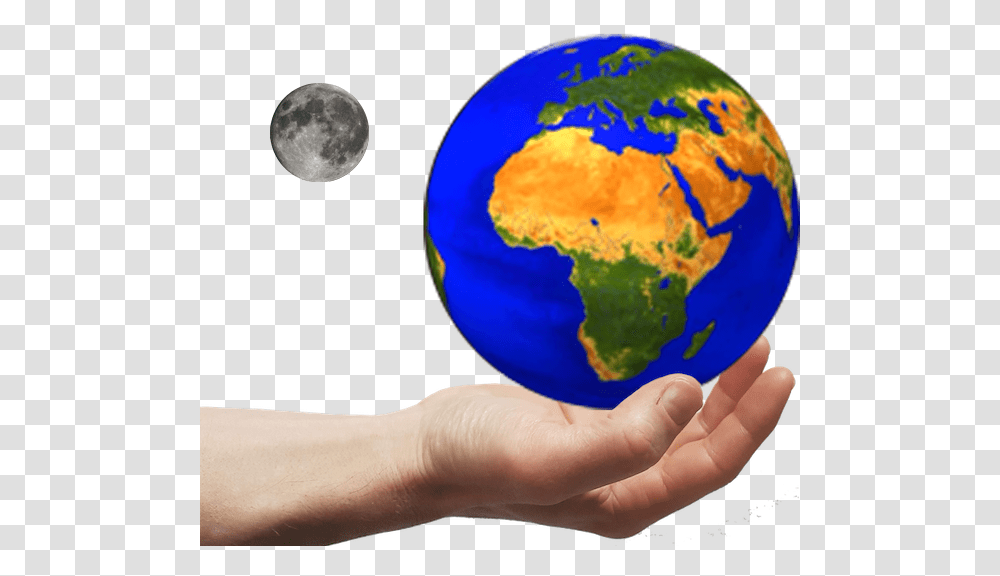 El Planeta En La Mano, Outer Space, Astronomy, Universe, Person Transparent Png