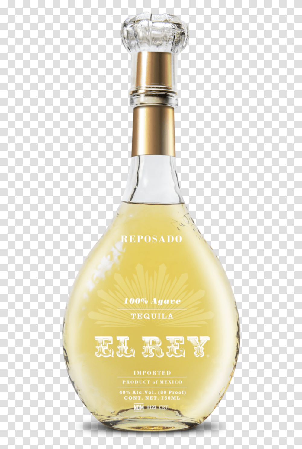 El Rey Reposado Tequila El Rey Tequila, Bottle, Label, Alcohol Transparent Png