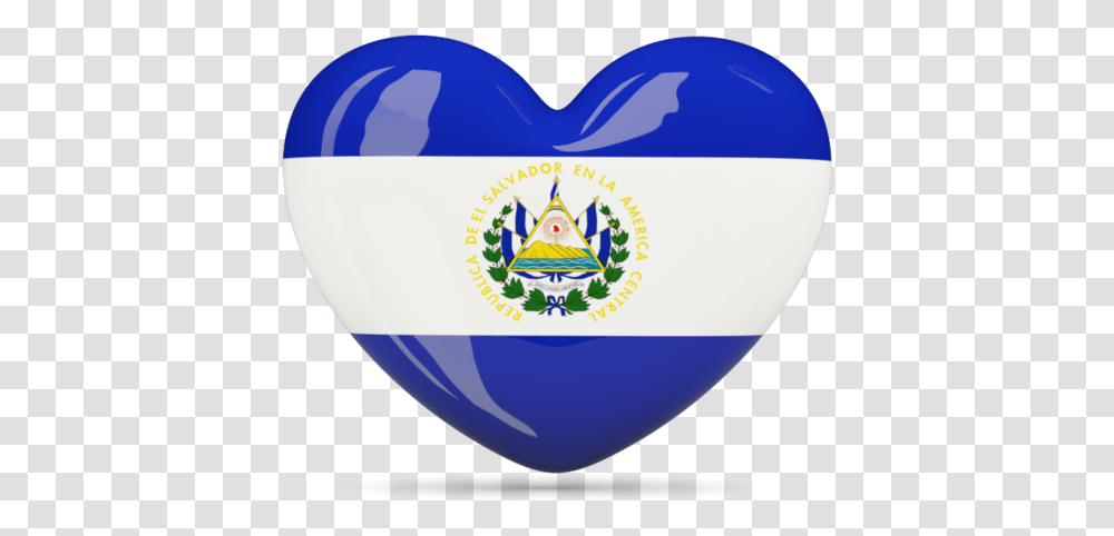 El Salvador Flag, Balloon, Heart, Plectrum Transparent Png