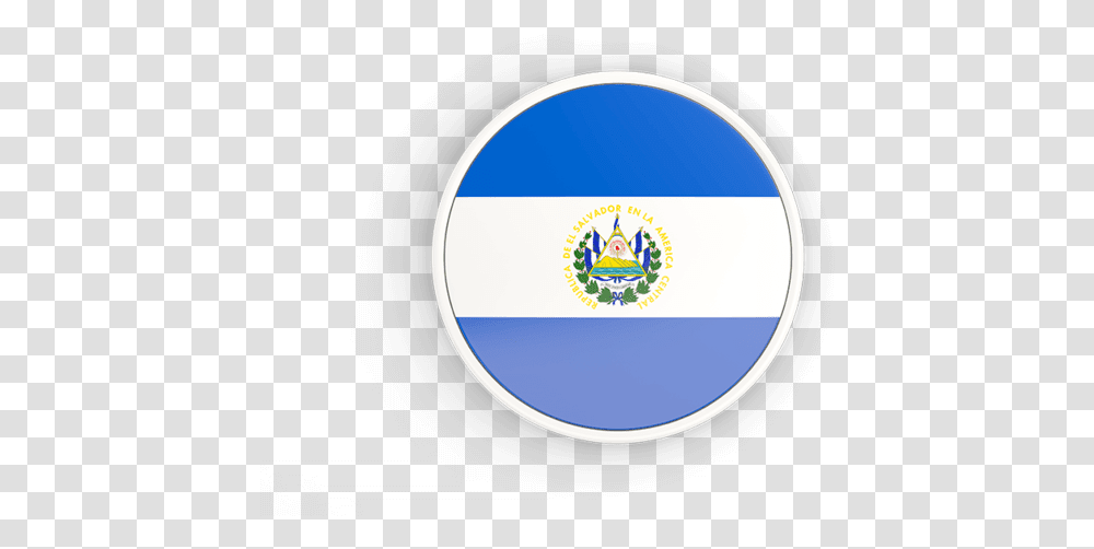 El Salvador Flag Circle, Logo, Trademark, Moon Transparent Png