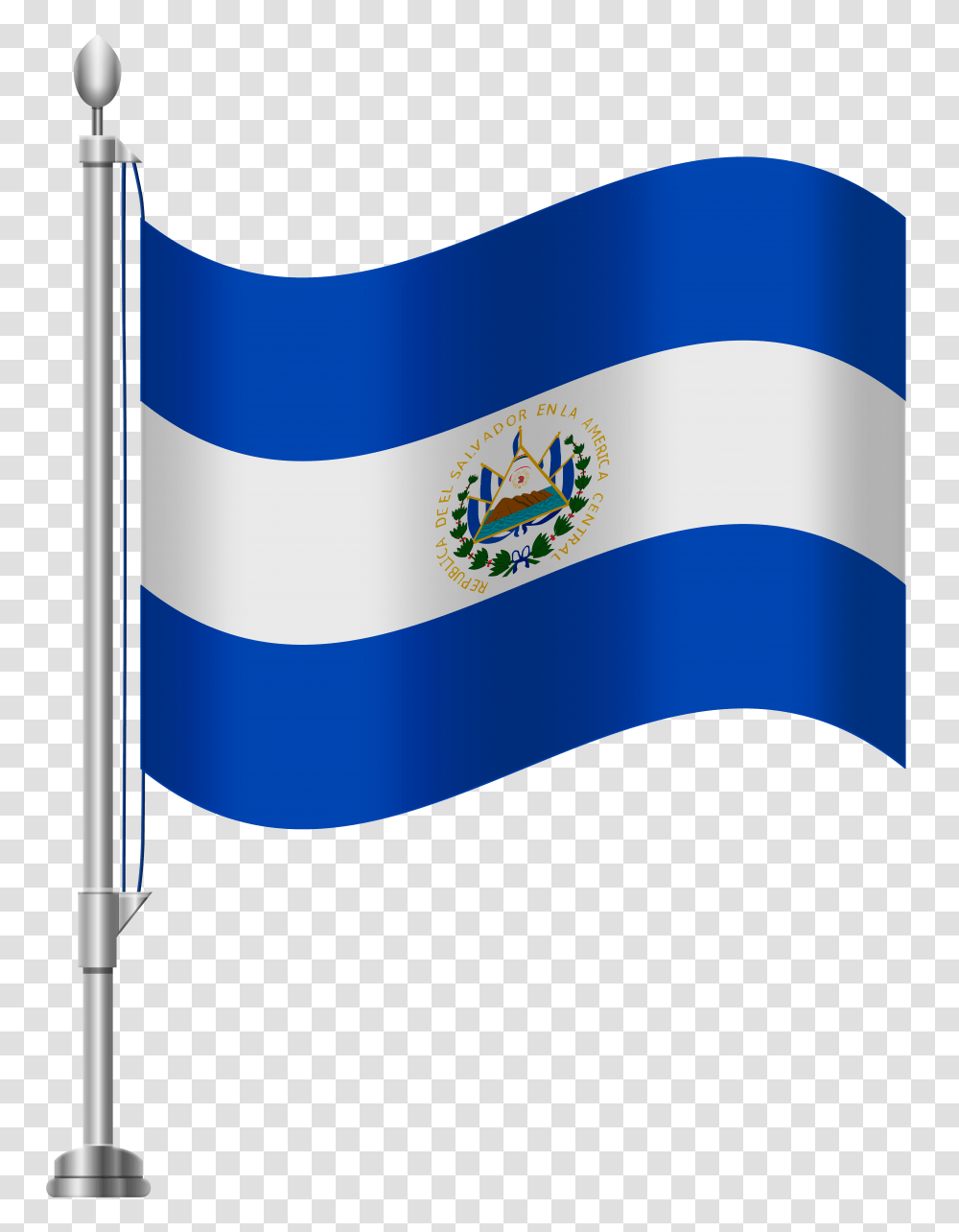 El Salvador Flag Clip Art, American Flag, Label Transparent Png