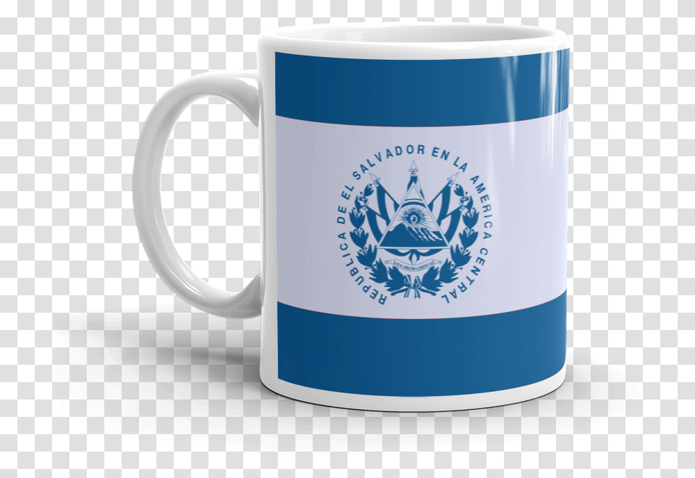 El Salvador Flag Scroll Metal Novelty Dog Tag Necklace El Salvador, Coffee Cup, Tape Transparent Png
