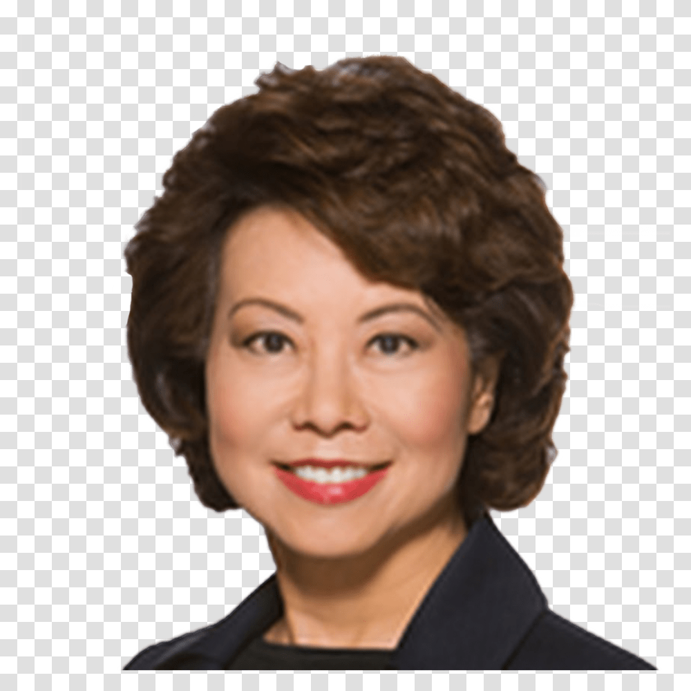 Elaine Chao, Face, Person, Smile, Female Transparent Png
