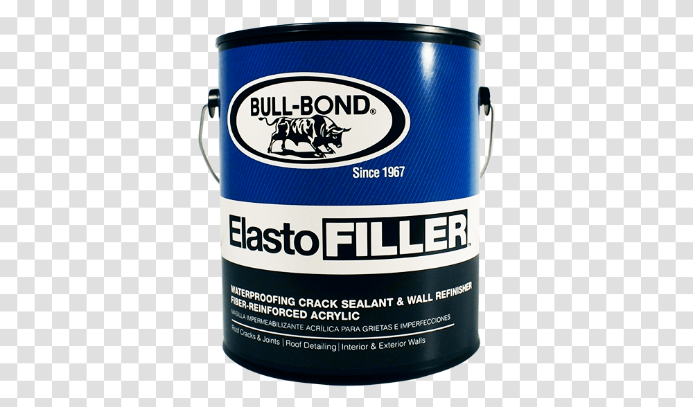 Elasto Filler Bullbond Acrylic Paint, Paint Container, Beer, Alcohol, Beverage Transparent Png