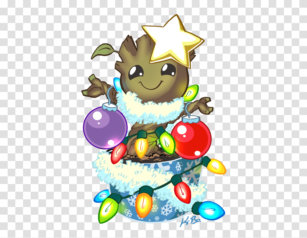Elbow Clipart Force Groot Christmas Download Full Merry Christmas Groot, Graphics, Angry Birds, Ball, Balloon Transparent Png