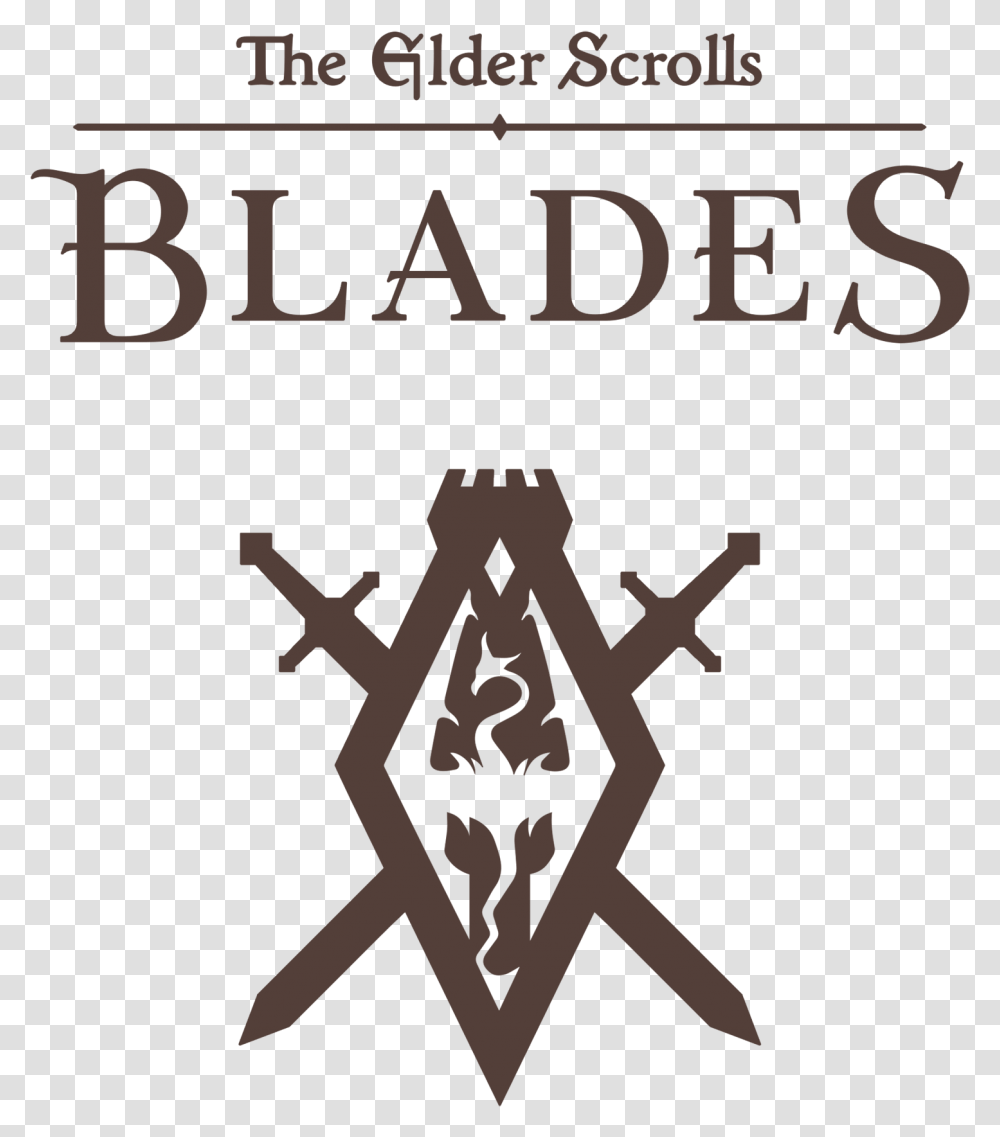 Elder Scrolls Blades Logo, Poster, Advertisement Transparent Png