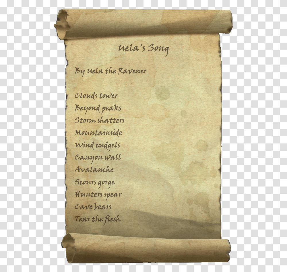 Elder Scrolls Children Of Time, Book, Page, Diary Transparent Png