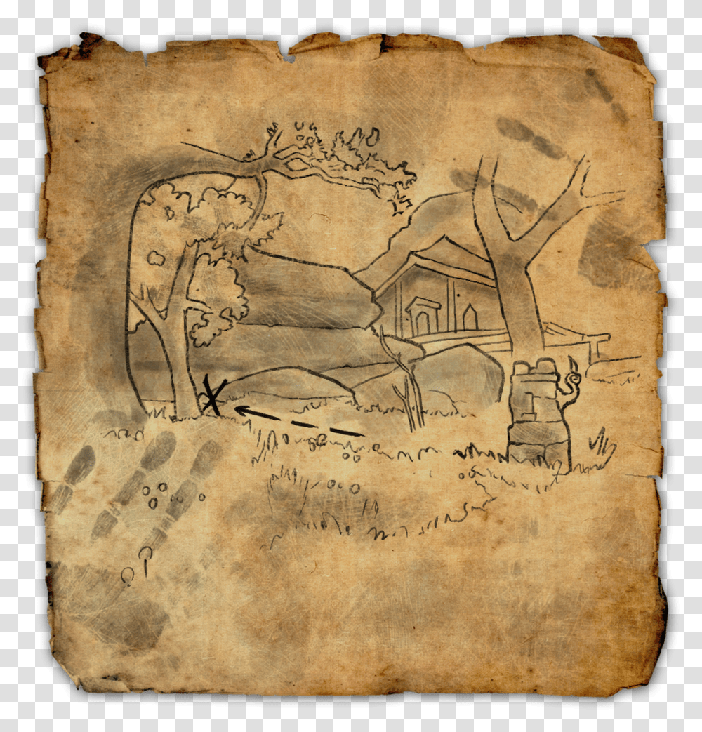 Elder Scrolls Clockwork City Eso Treasure Map, Diary, Painting Transparent Png