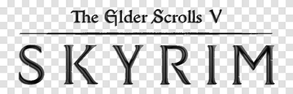 Elder Scrolls Skyrim Logo Skyrim, Alphabet, Glass, Label Transparent Png