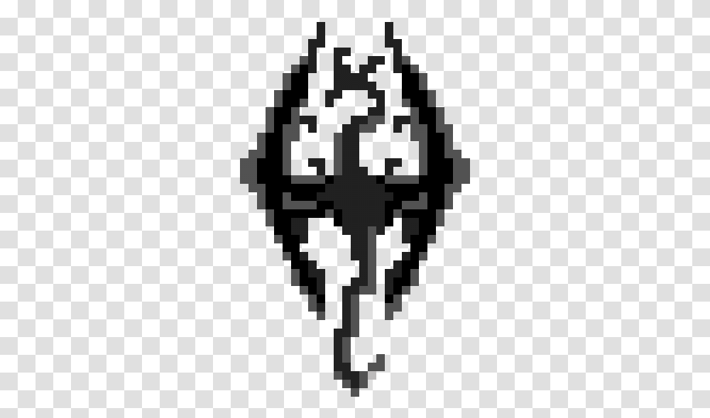 Elder Scrolls Skyrim Symbol, Rug, QR Code Transparent Png