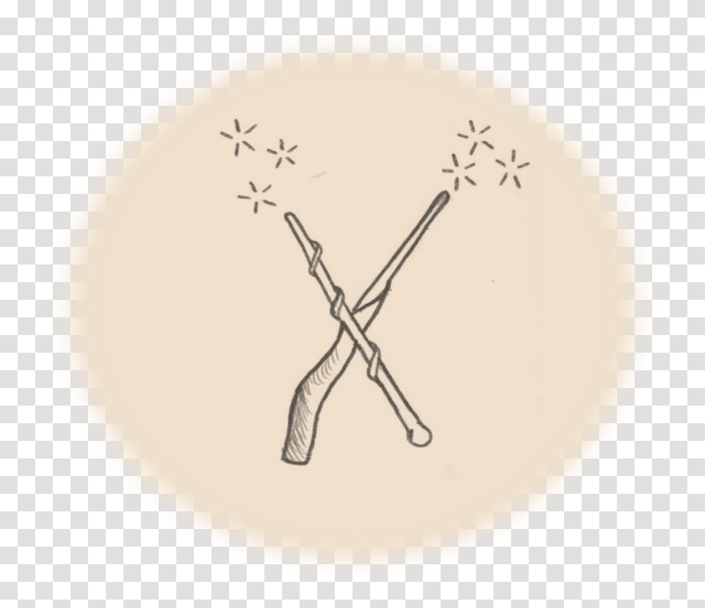 Elder Wand Clipart Harry Potter Crossed Wands, Drum, Percussion, Musical Instrument, Pin Transparent Png