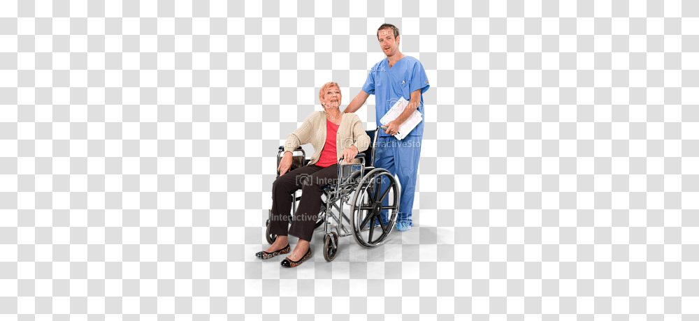 Elderly In Wheelchair 2 Image Sitting, Furniture, Person, People, Face Transparent Png