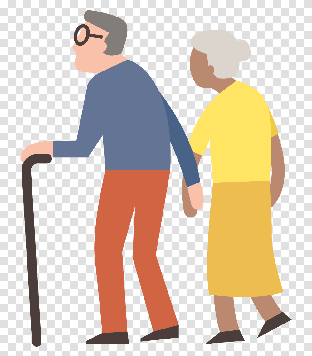 Elderly Stage Clipart, Person, Human, Hand, People Transparent Png
